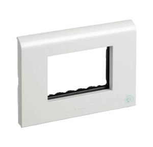 Legrand Myrius 3M White Plate With Frame, 6732 13